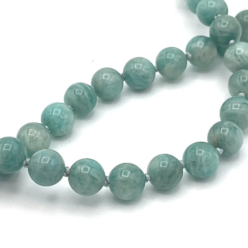 Articulated Fish Amazonite Gemstone Necklace
