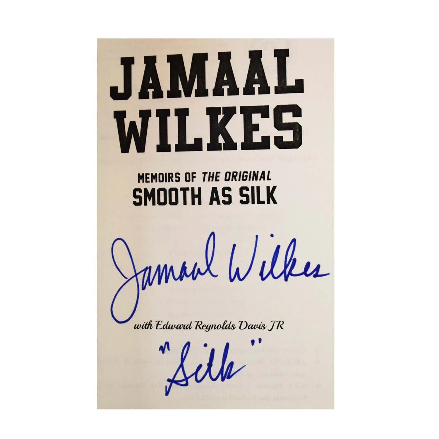 Autographed NBA Soft Cover Book