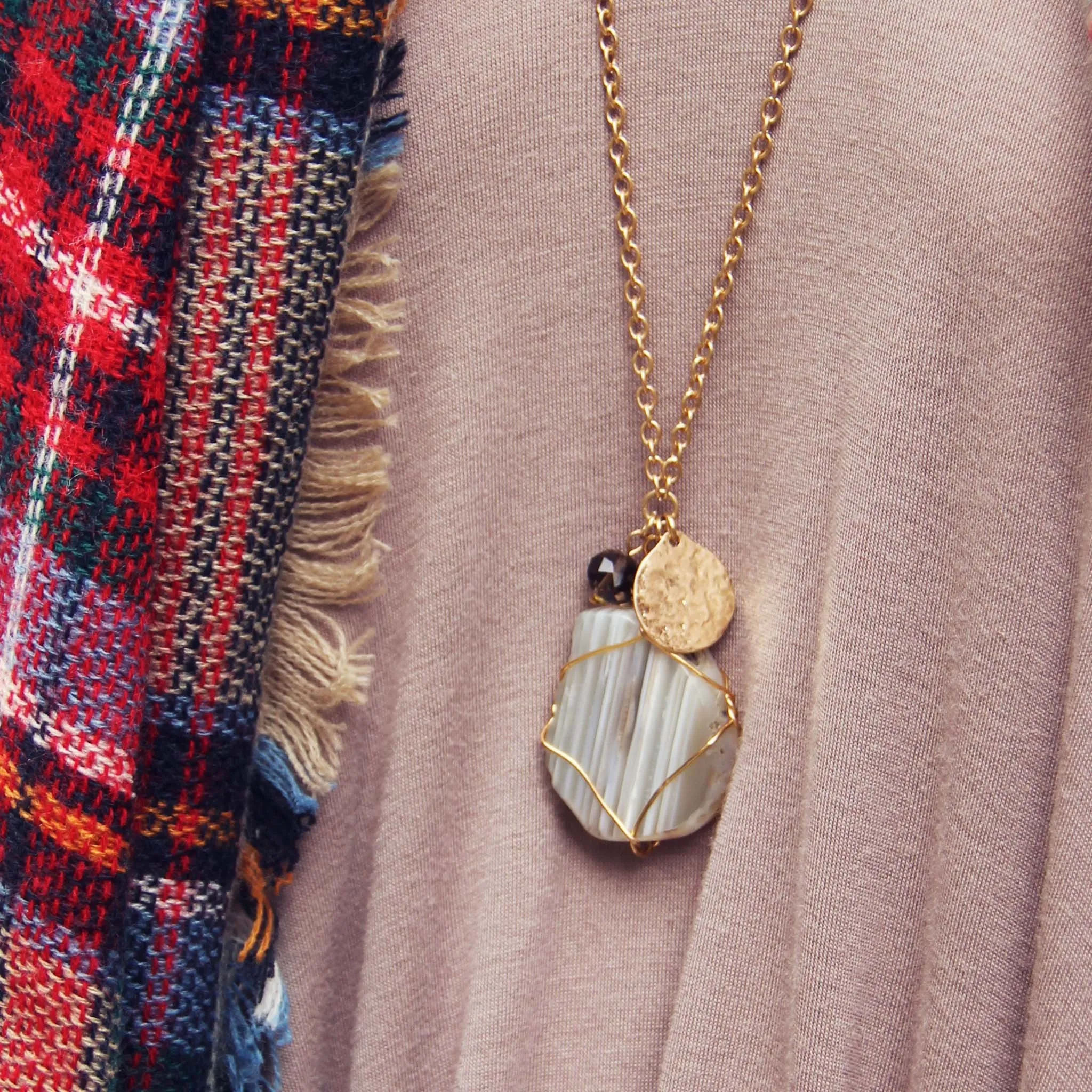 Autumn Stone Necklace