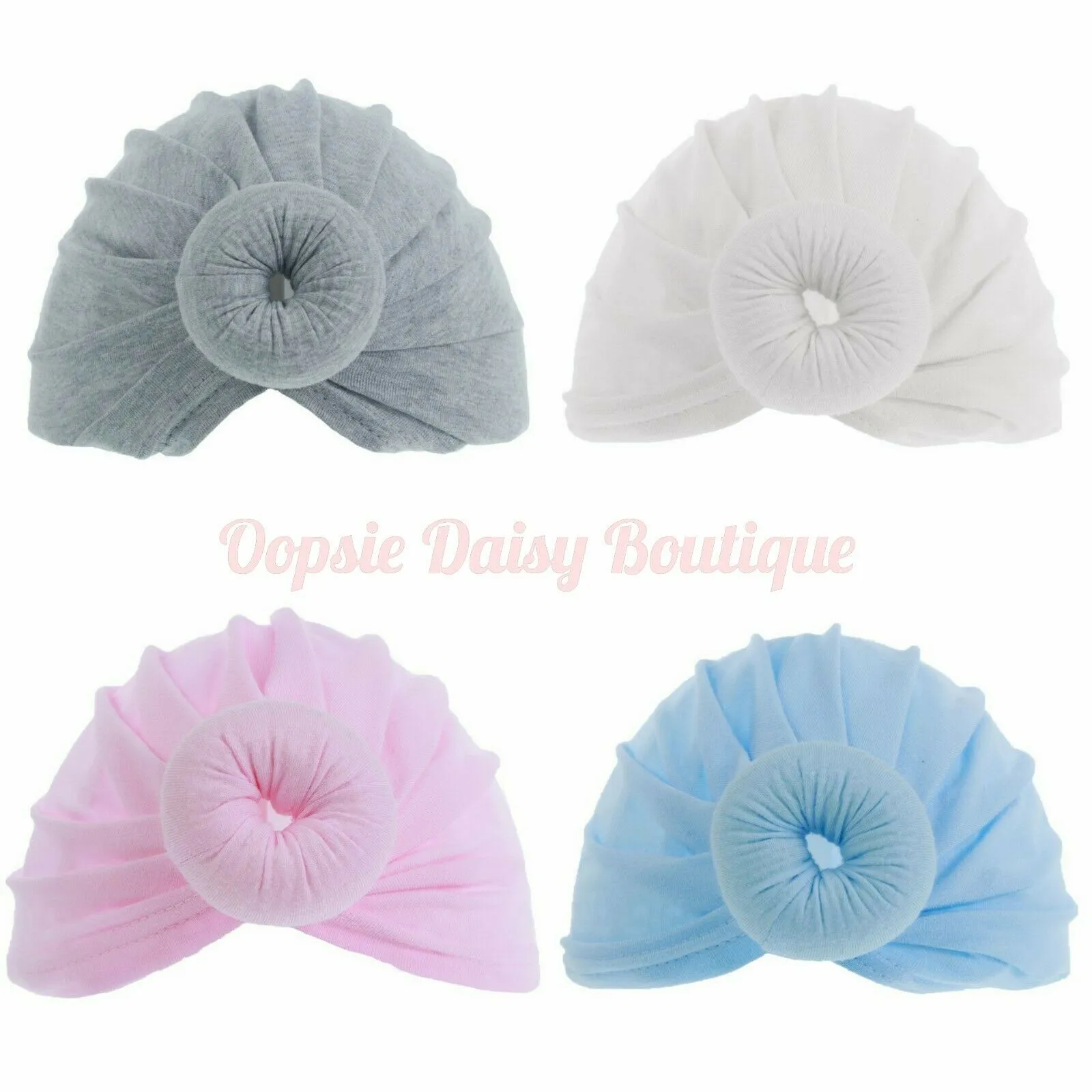 Baby Soft Cotton Donut Hats