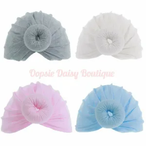 Baby Soft Cotton Donut Hats