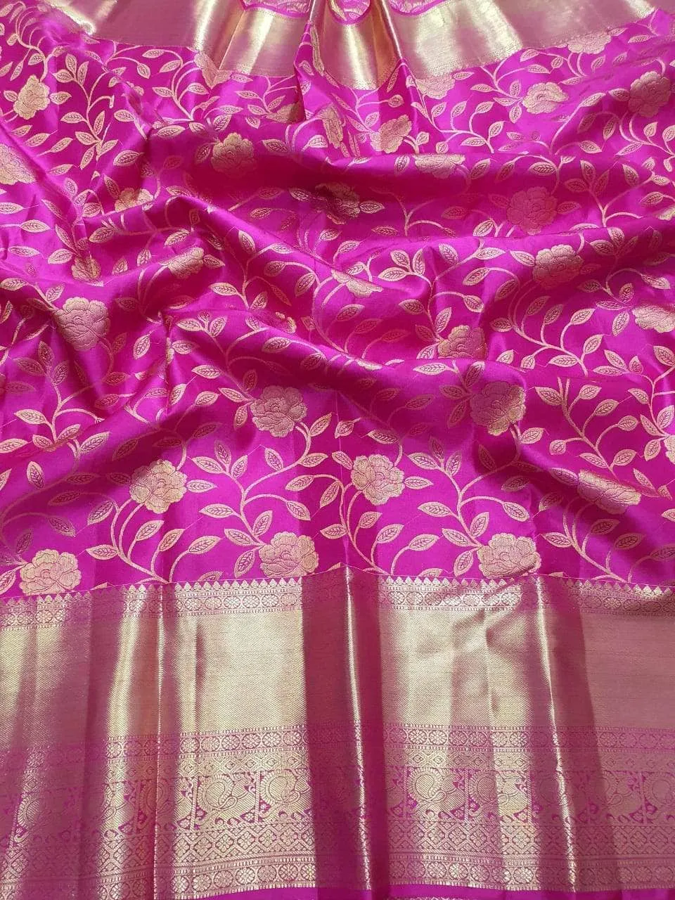 Beautiful Kanchipuram Silk Lehenga