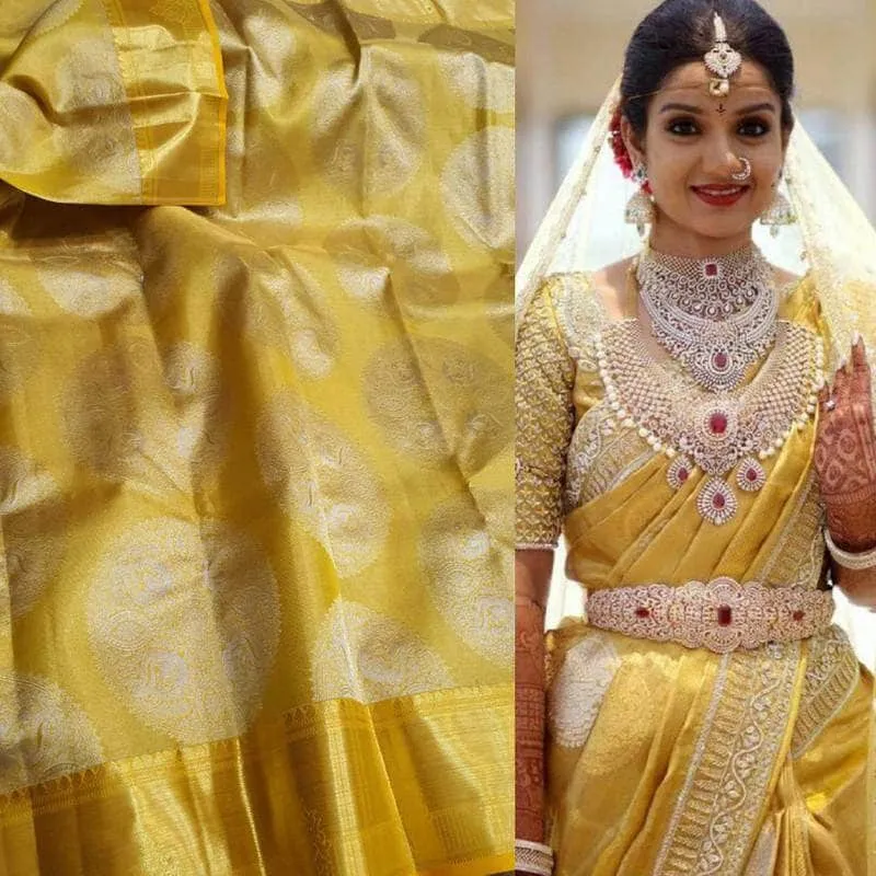Beautiful Kanjivaram Authentic Silk Saree