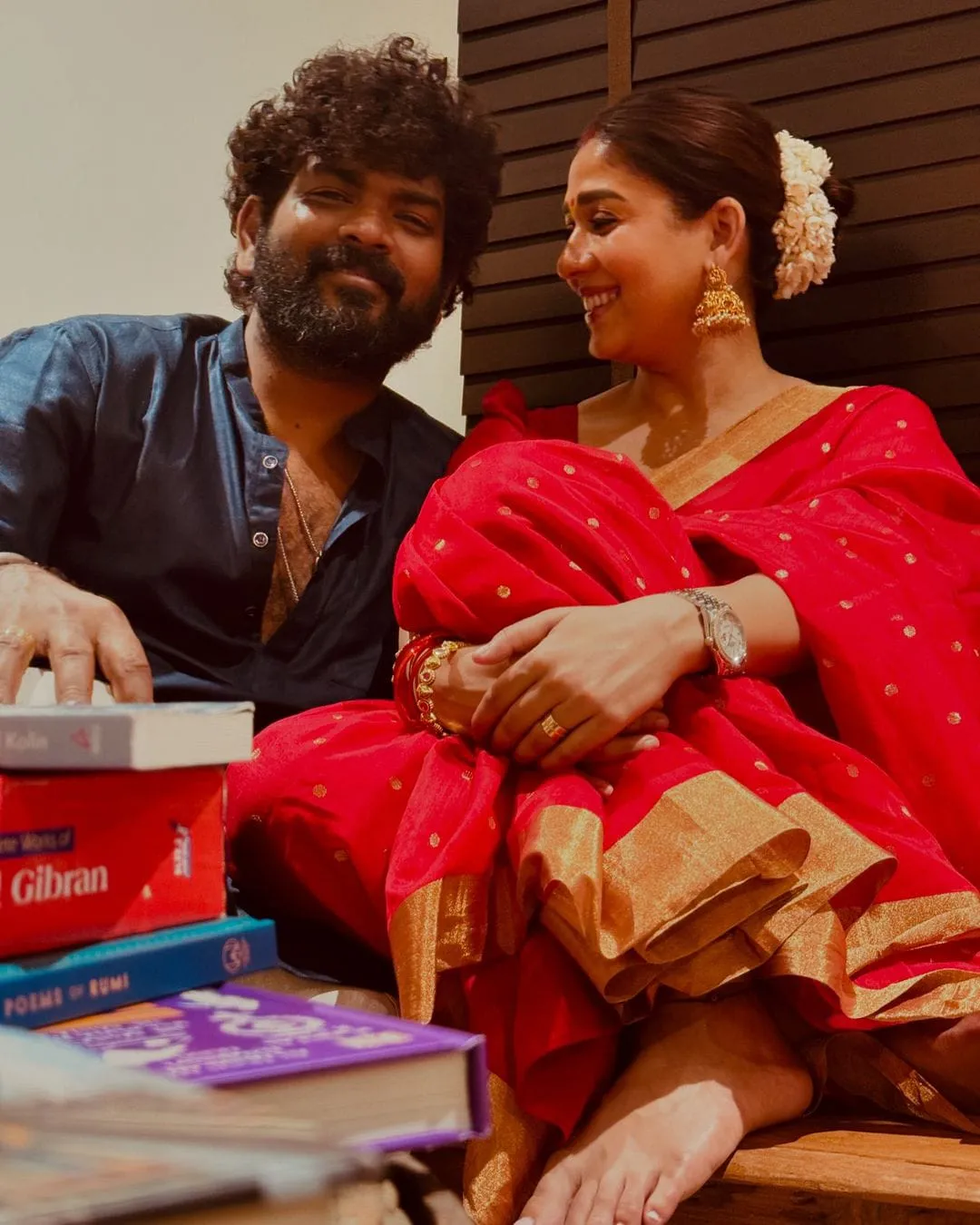 Beautiful Nayanthara Inspired Banarasi Soft Silk Saree online
