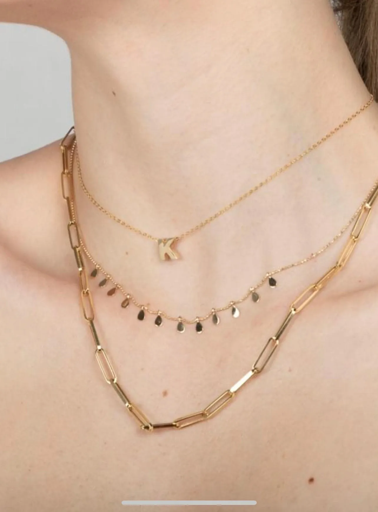 Beautiful Shiny Initial Necklace