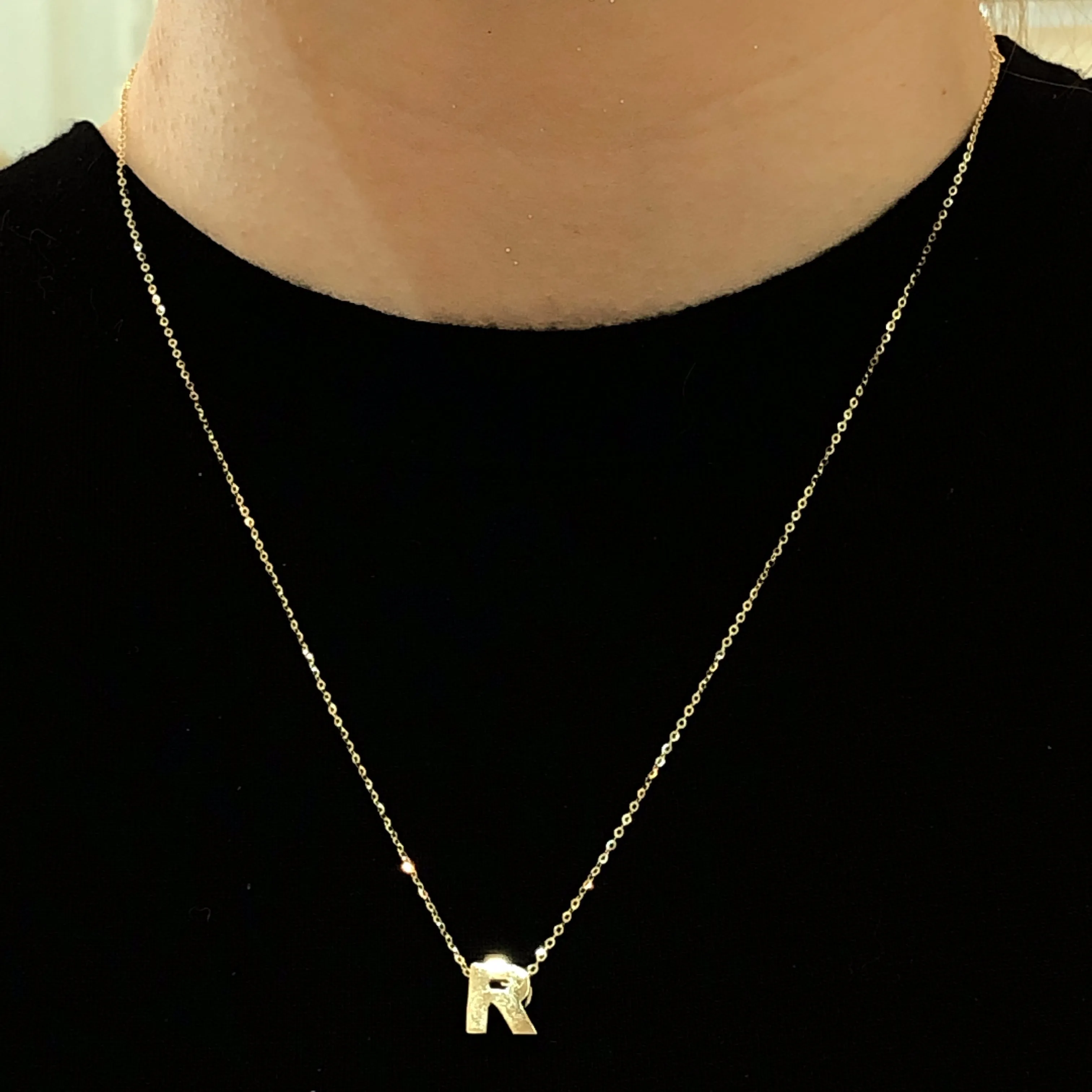 Beautiful Shiny Initial Necklace