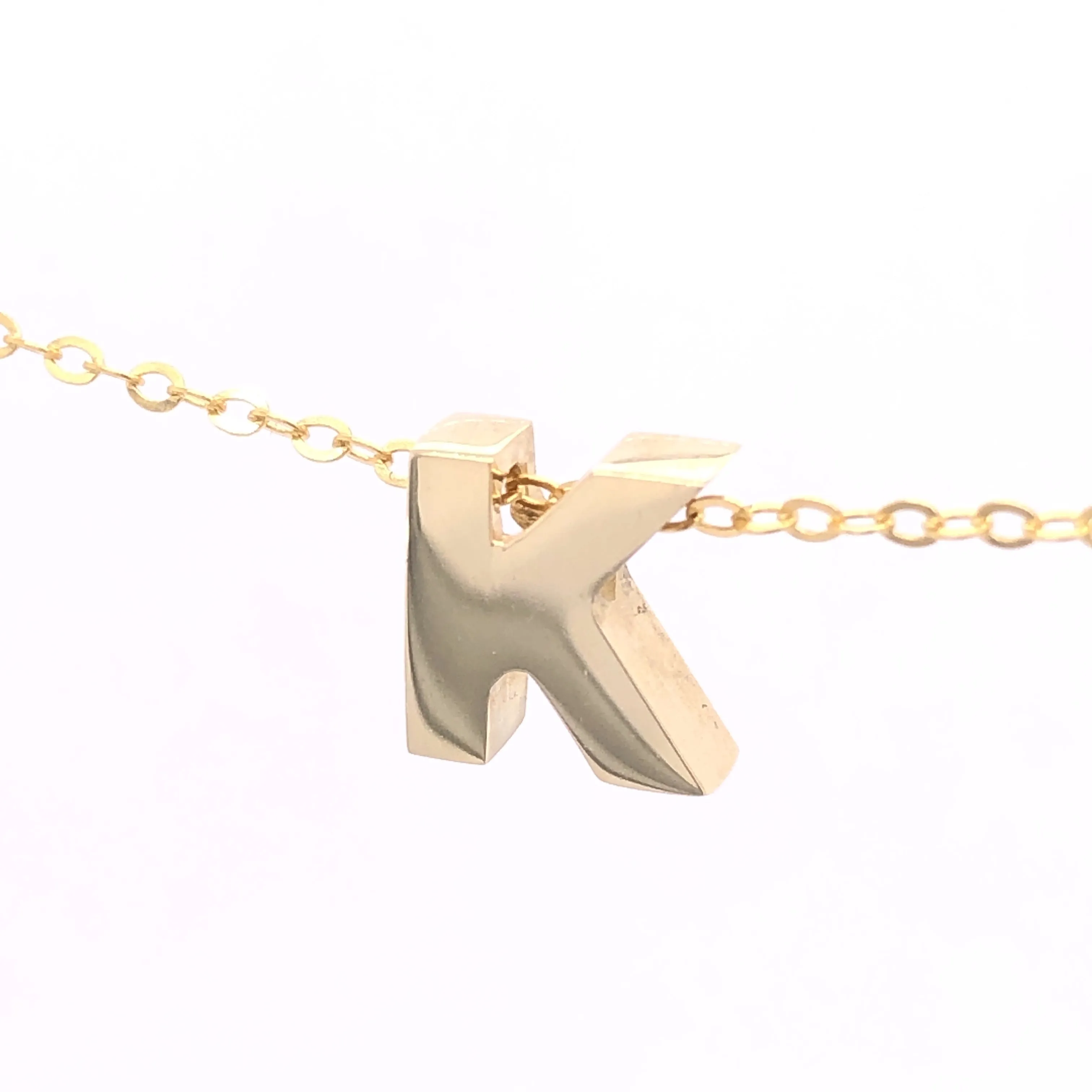 Beautiful Shiny Initial Necklace