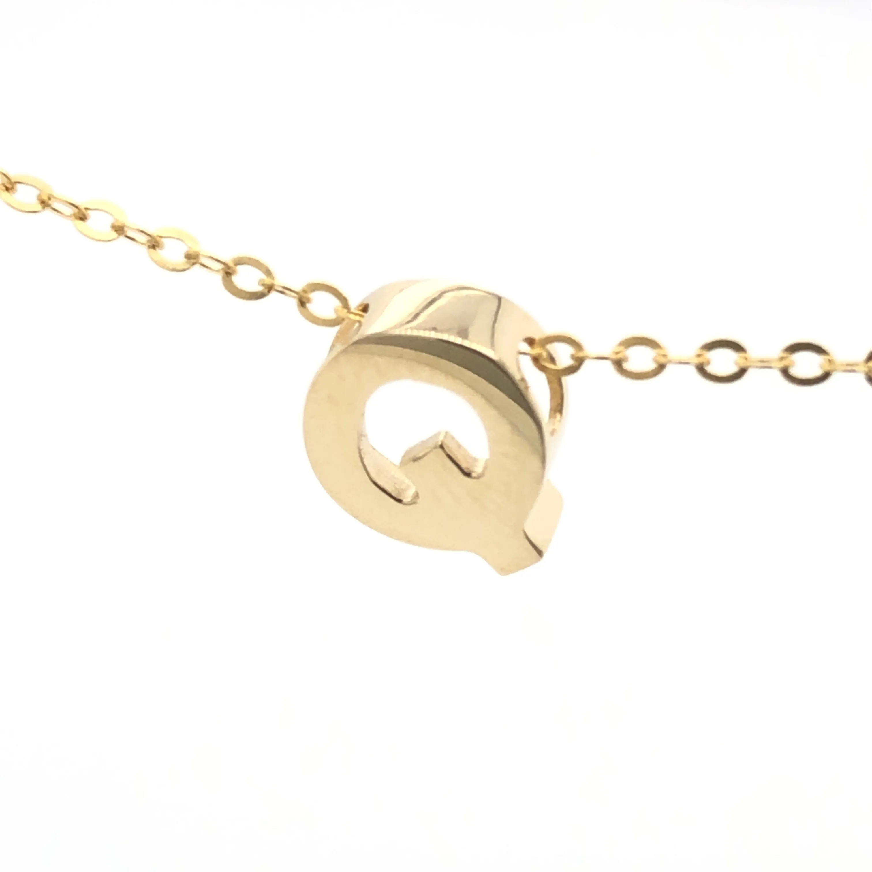 Beautiful Shiny Initial Necklace