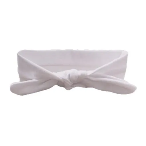 Beautiful White Cotton Headband