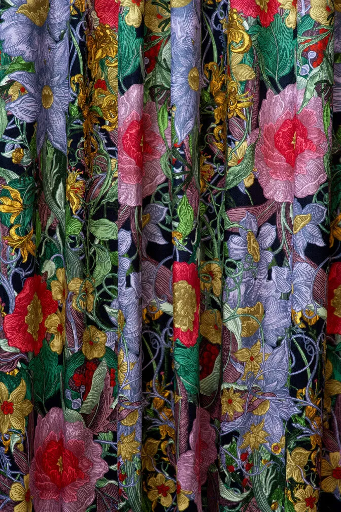 berkeley blooms velvet fabric