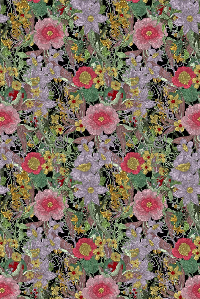 berkeley blooms velvet fabric