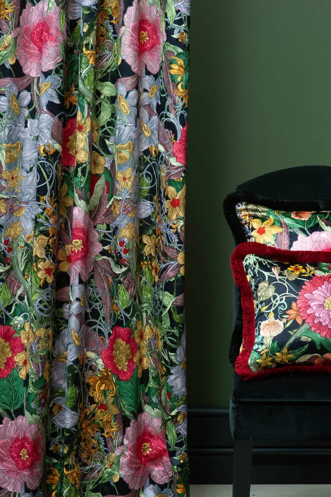 berkeley blooms velvet fabric