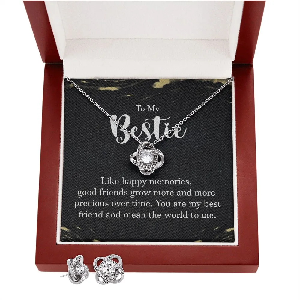 Bestie Love Knot Jewelry Set-Happy memories