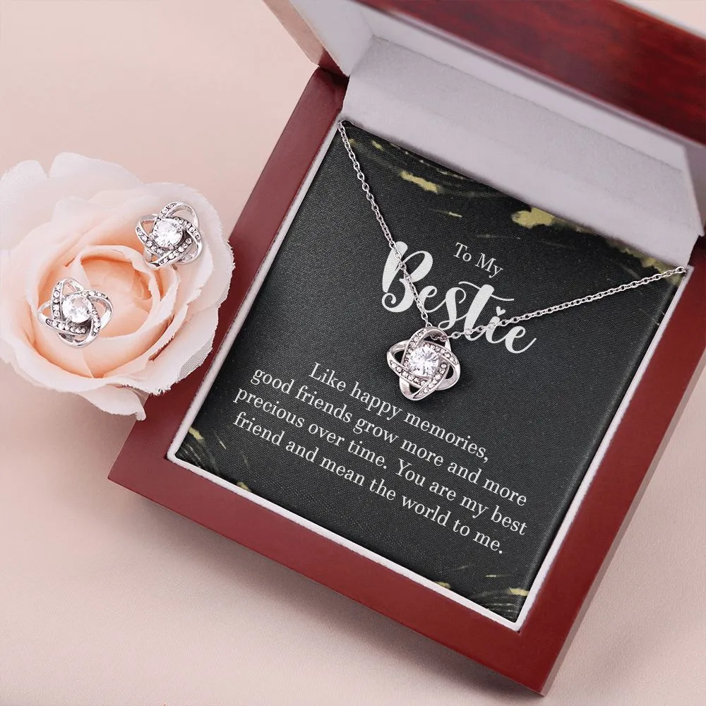 Bestie Love Knot Jewelry Set-Happy memories