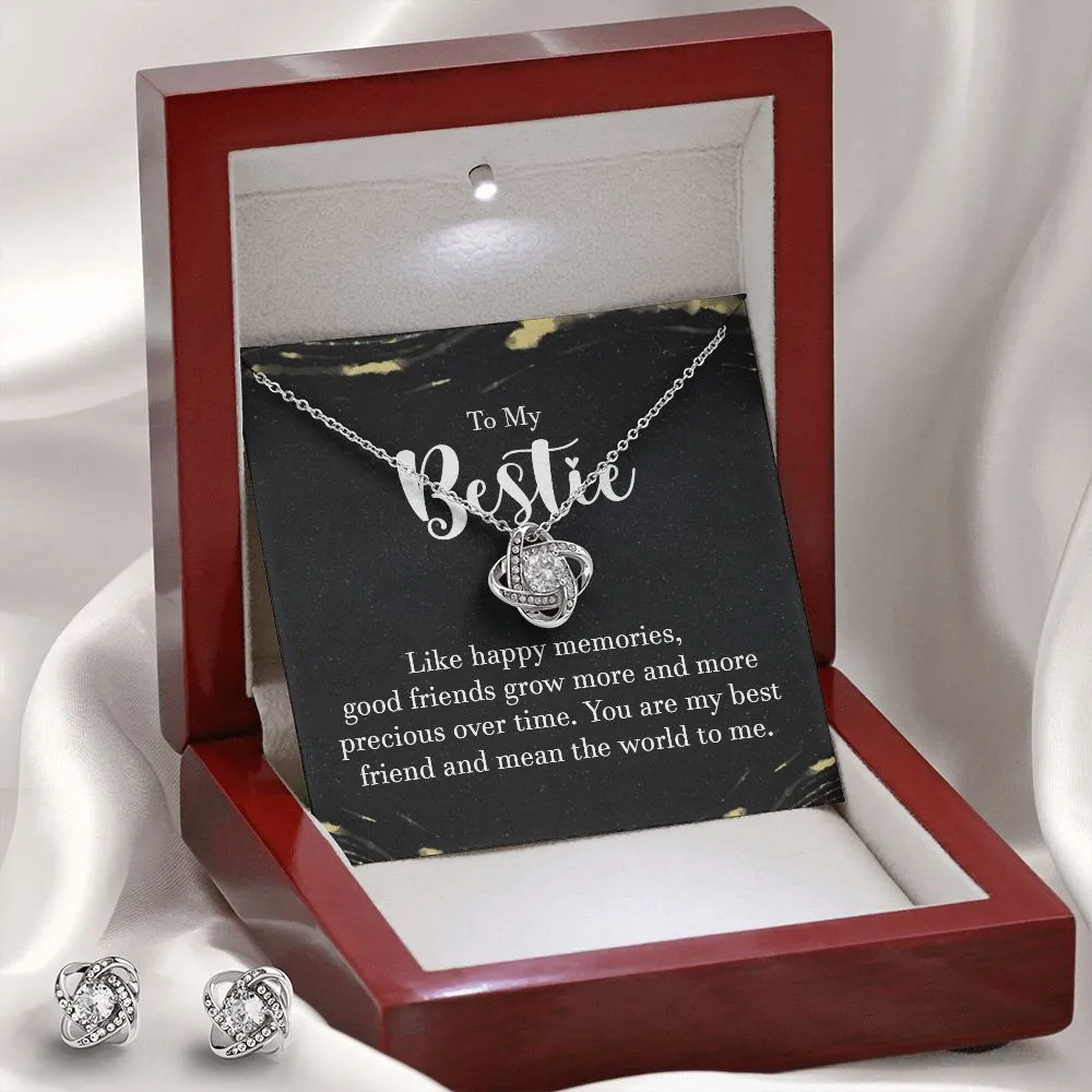 Bestie Love Knot Jewelry Set-Happy memories