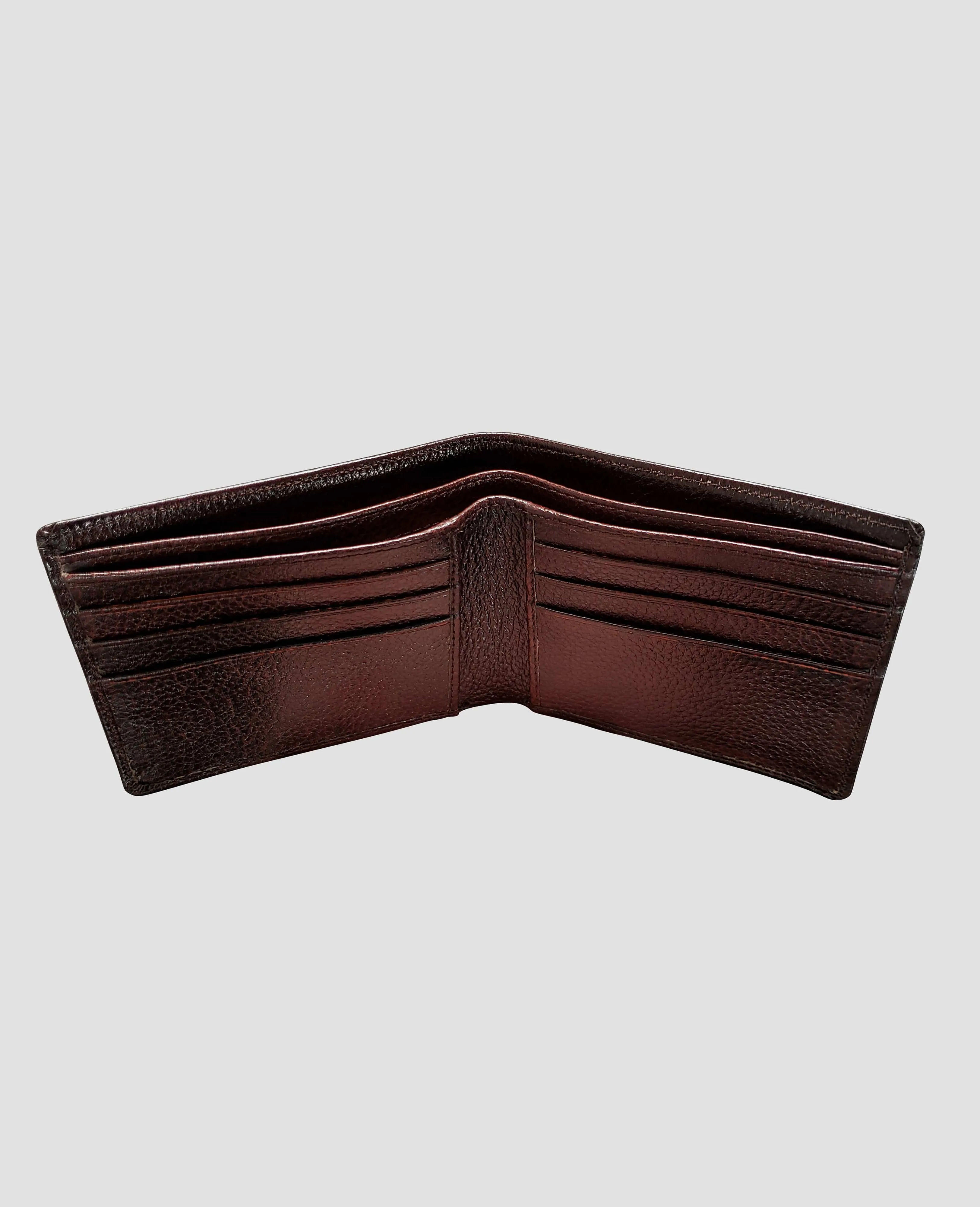 Bi-fold Slim Leather Wallet