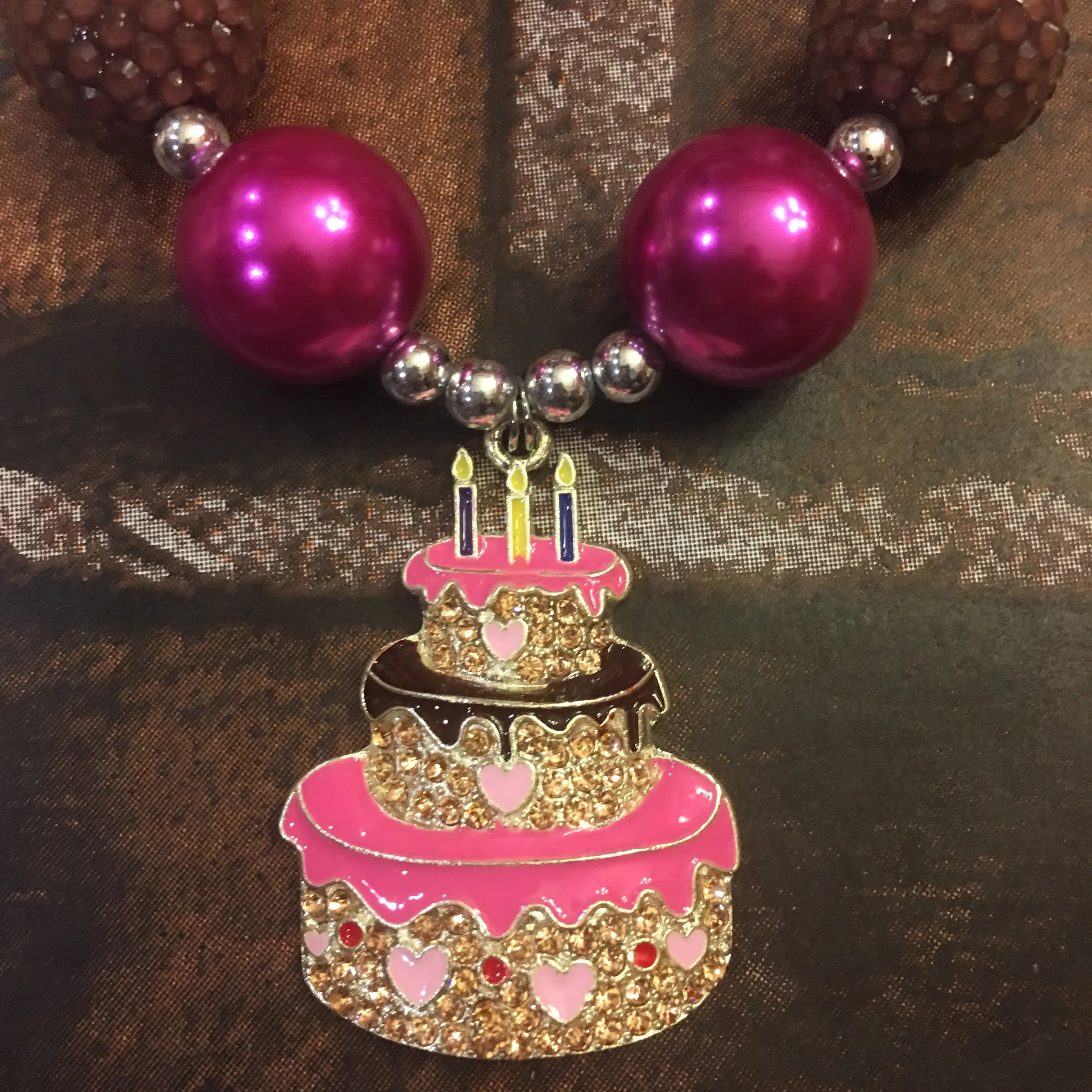 Birthday Cake Necklace