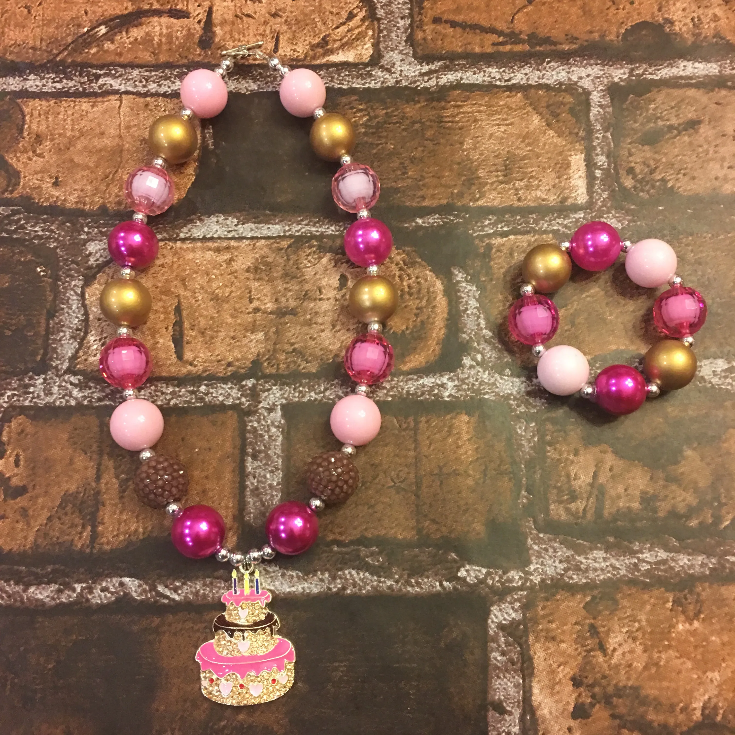Birthday Cake Necklace