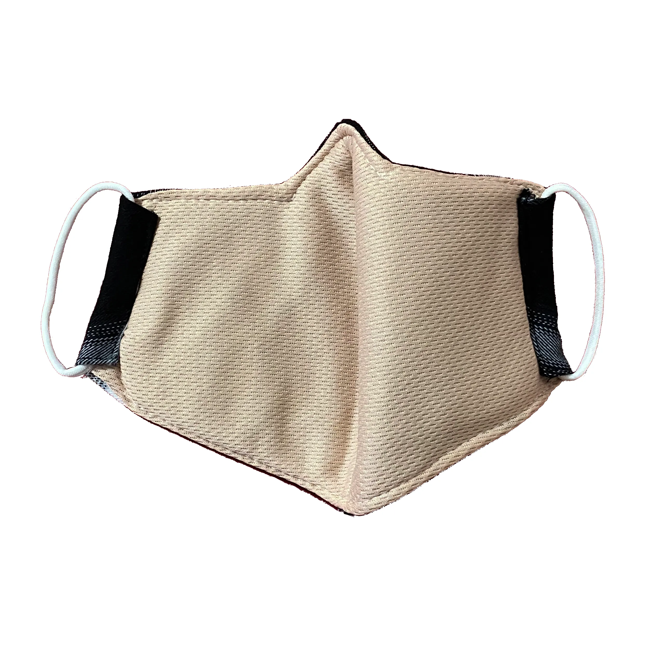 Black and White Plaid | Non-Medical | Triple Layer | Reusable | Washable | Soft Cotton Fabric Adult Mask with Dust Filter