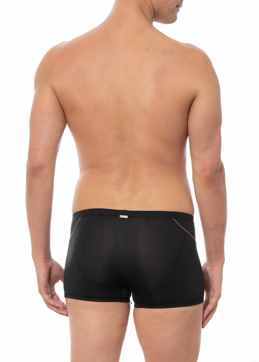 Black CONRAD - Supima Cotton Boxer Brief