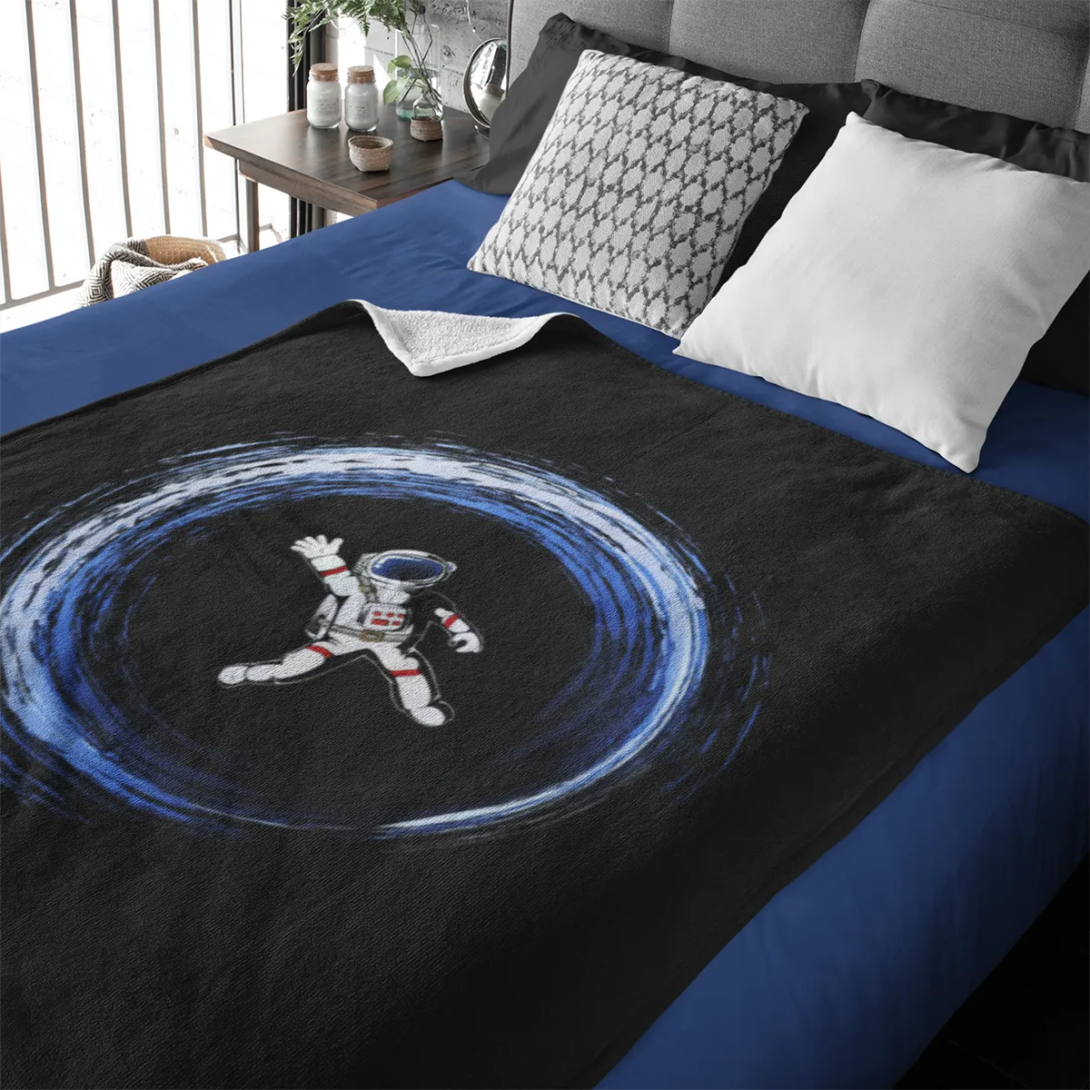 Black Hole Throw Blanket