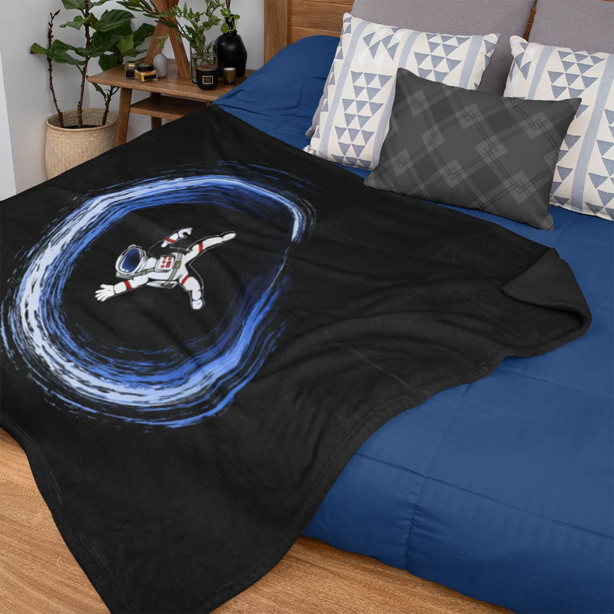 Black Hole Throw Blanket