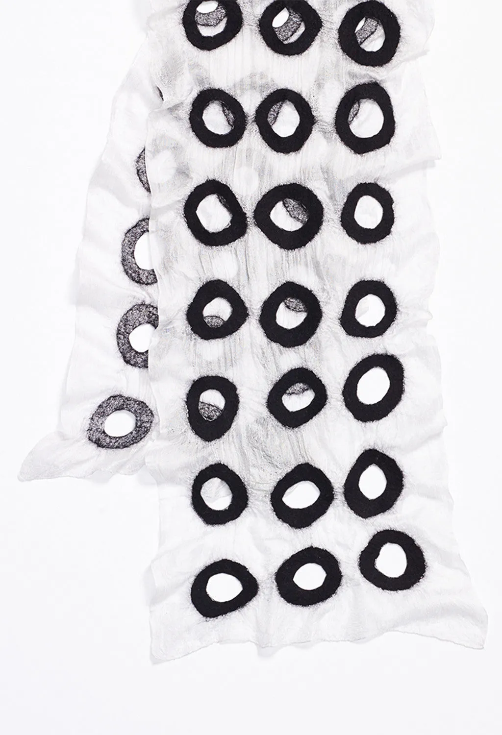 Black Rings on White Silk
