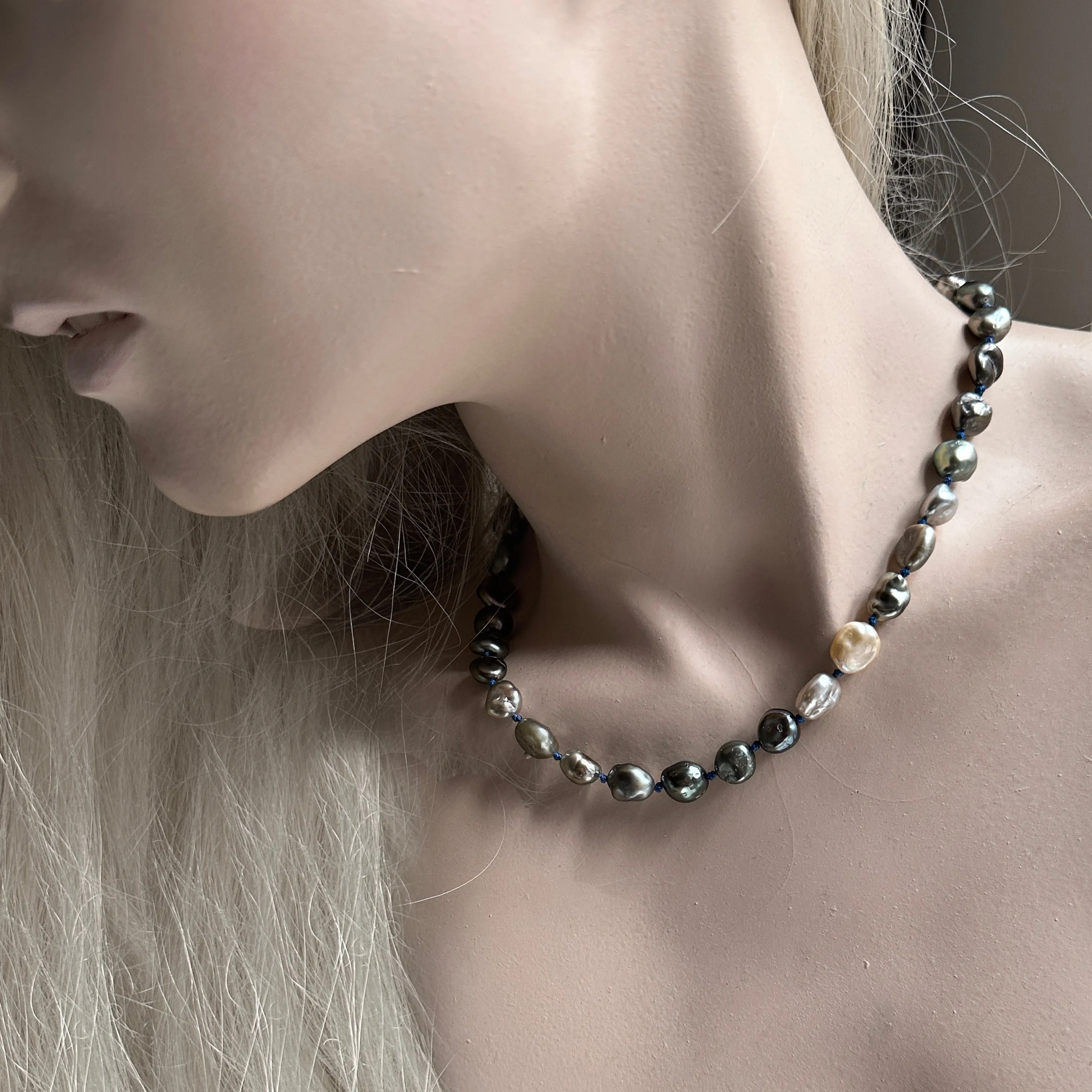Black Tahitian Pearl Necklace