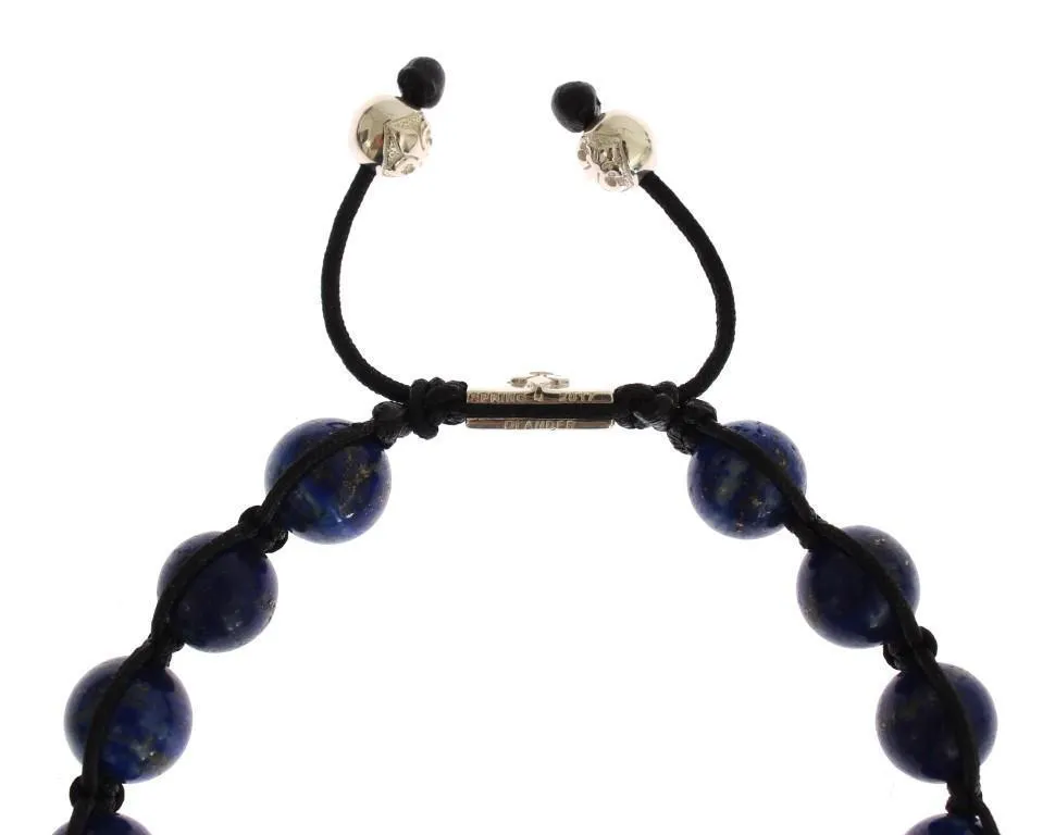 Blue CZ Coral Sterling 925 Silver Bracelet