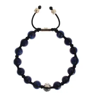 Blue CZ Coral Sterling 925 Silver Bracelet