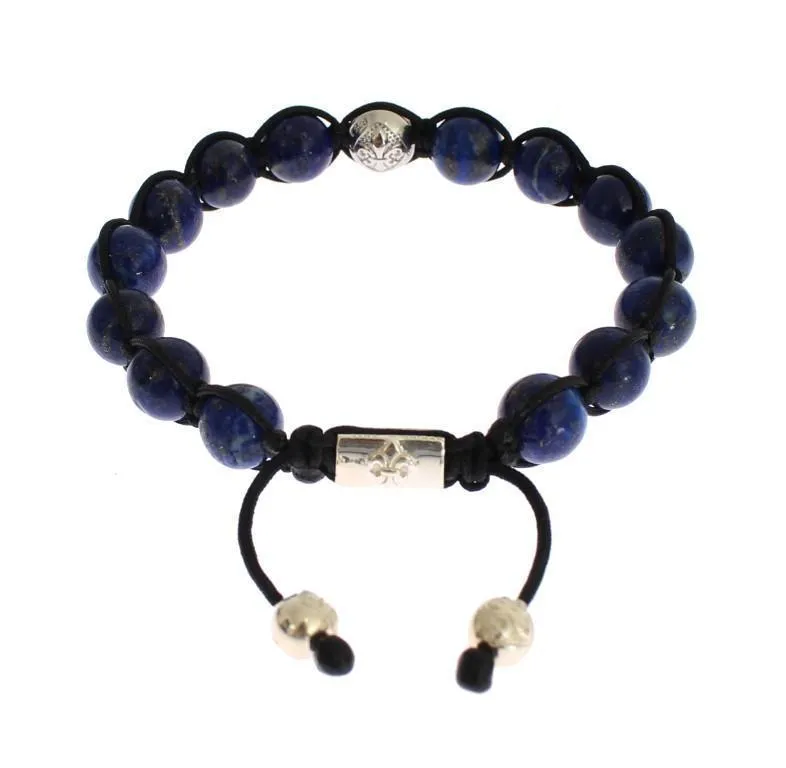 Blue CZ Coral Sterling 925 Silver Bracelet