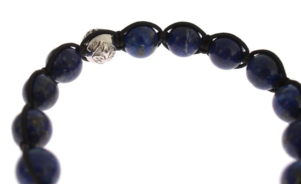 Blue CZ Coral Sterling 925 Silver Bracelet