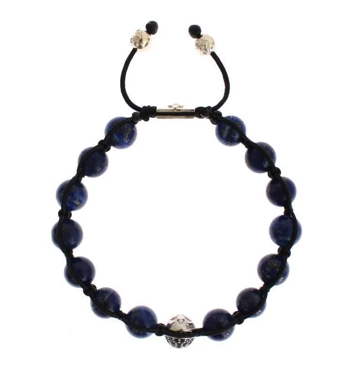Blue CZ Coral Sterling 925 Silver Bracelet