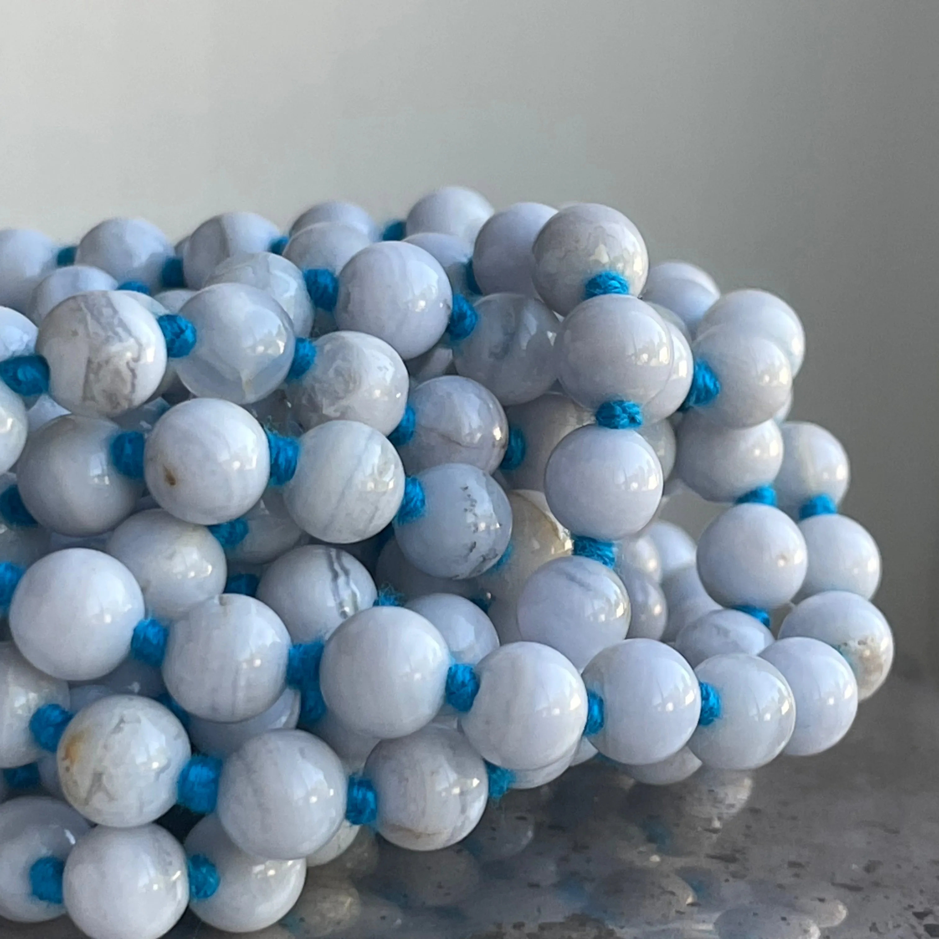 Blue Lace Agate Long