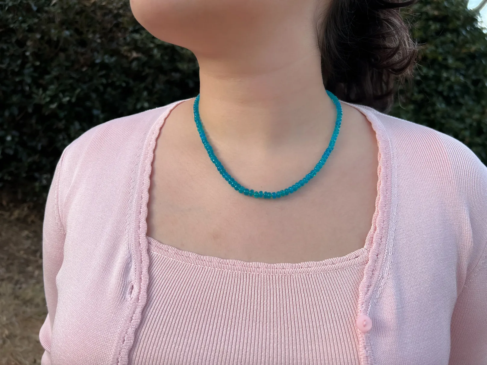 Blue Opal Necklace