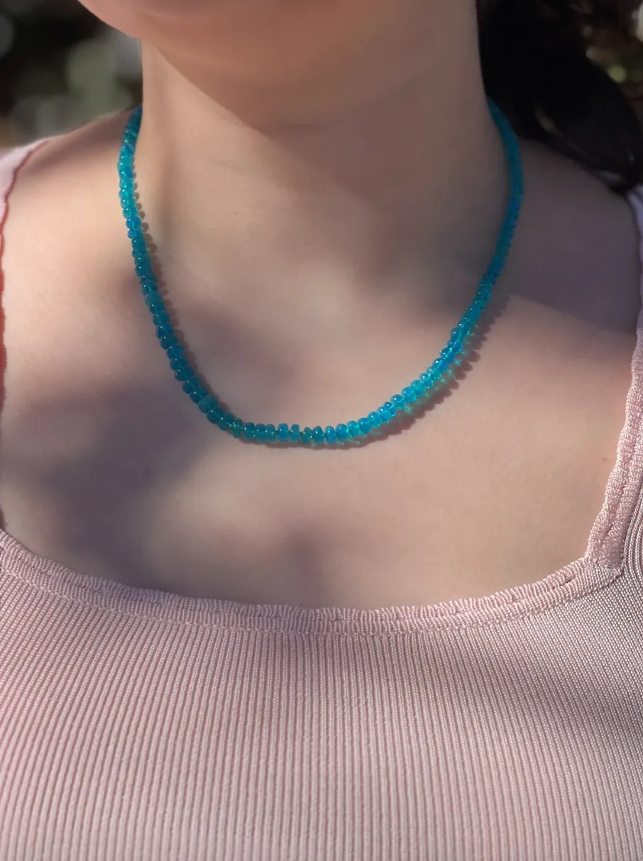 Blue Opal Necklace