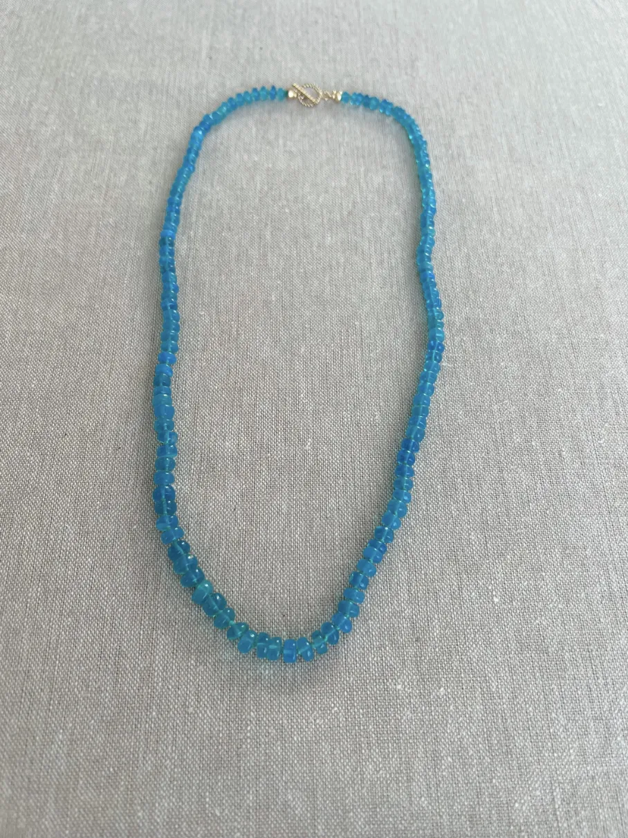 Blue Opal Necklace
