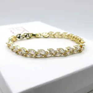 Bridal Crystal 3 PC Jewelry Set, Crystal Y-Necklace and Earrings Set, Wedding Necklace for Bride, 14K Gold Plated