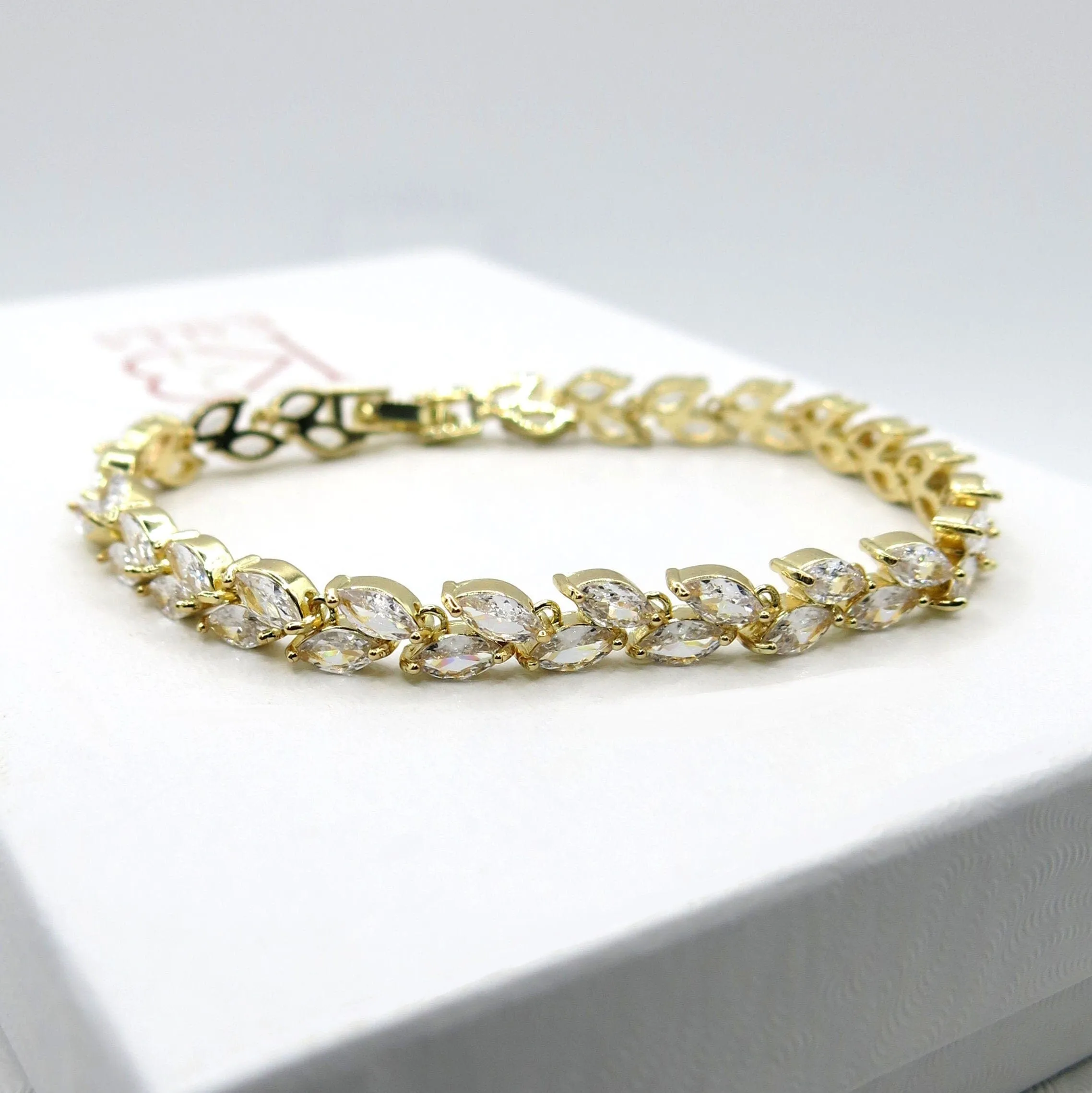 Bridal Crystal 3 PC Jewelry Set, Crystal Y-Necklace and Earrings Set, Wedding Necklace for Bride, 14K Gold Plated