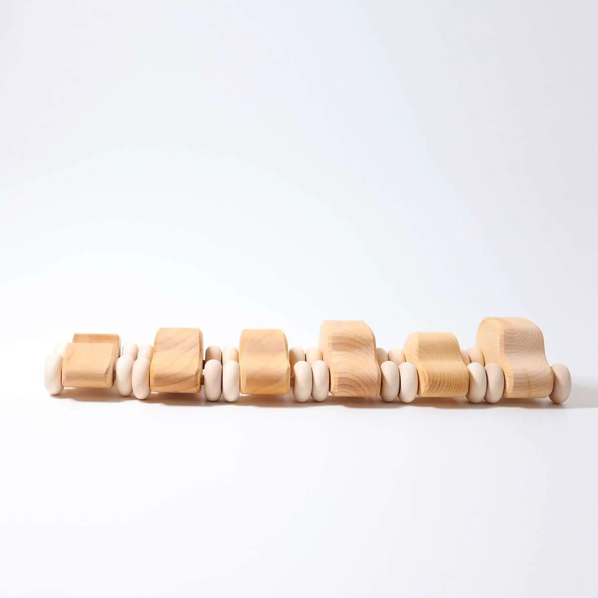 Cars Natural (6) - Grimm's Wooden Toys