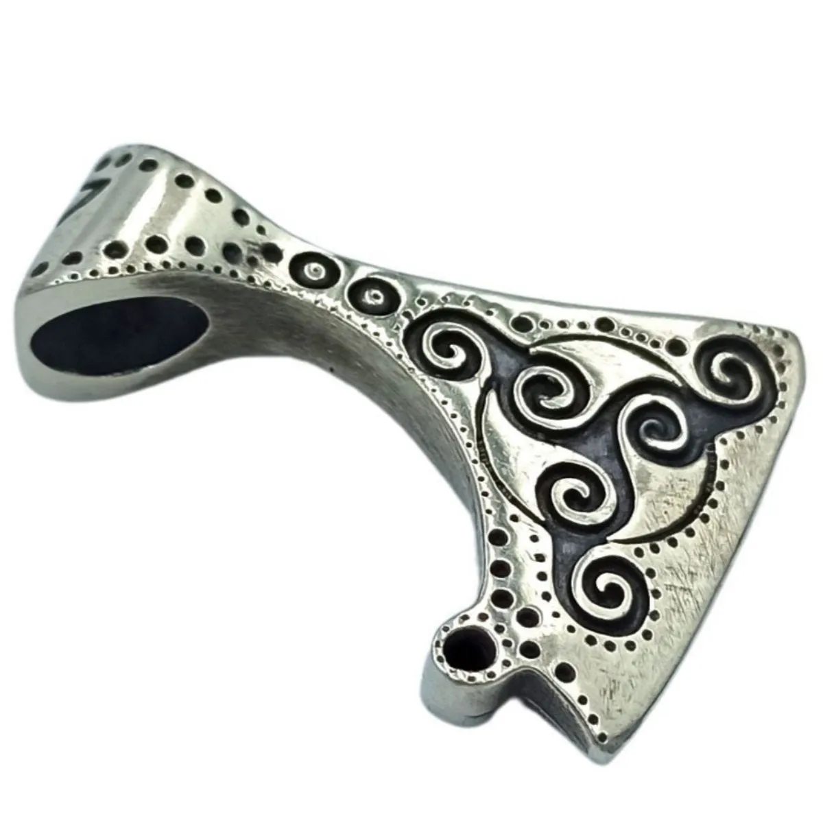Celtic Axe silver pendant