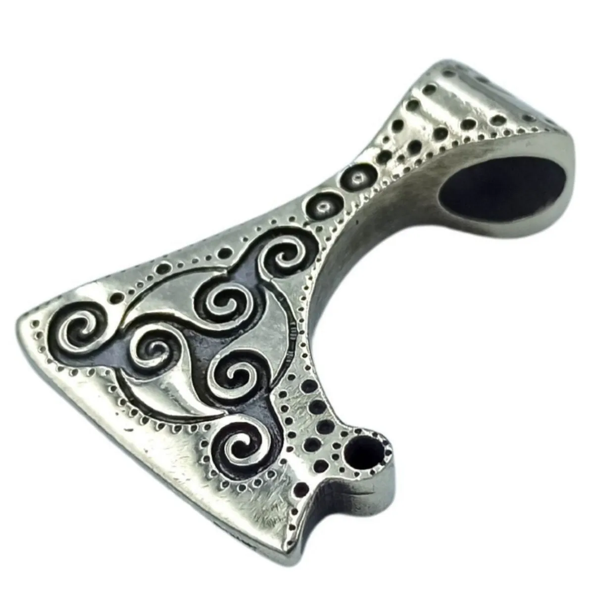 Celtic Axe silver pendant