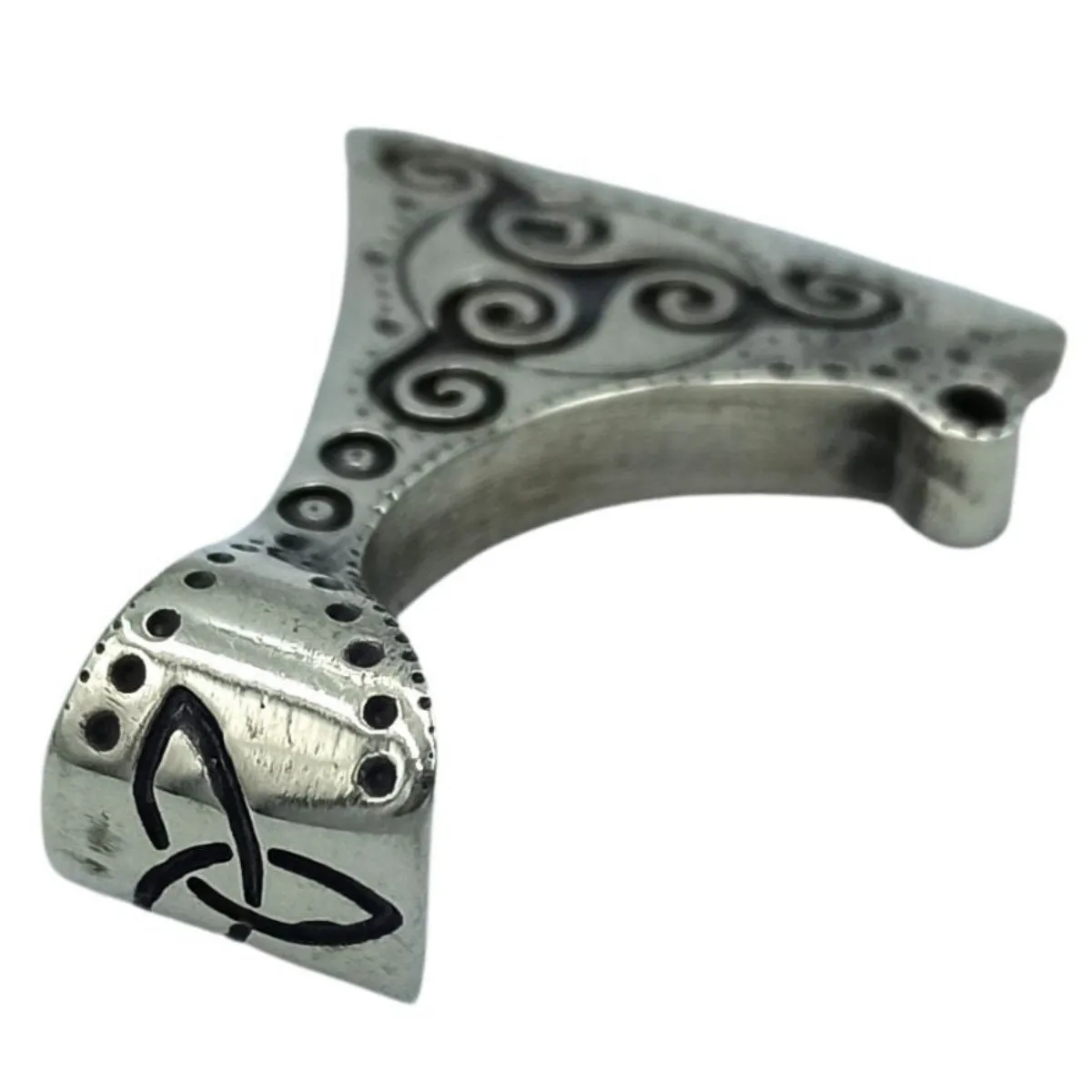 Celtic Axe silver pendant