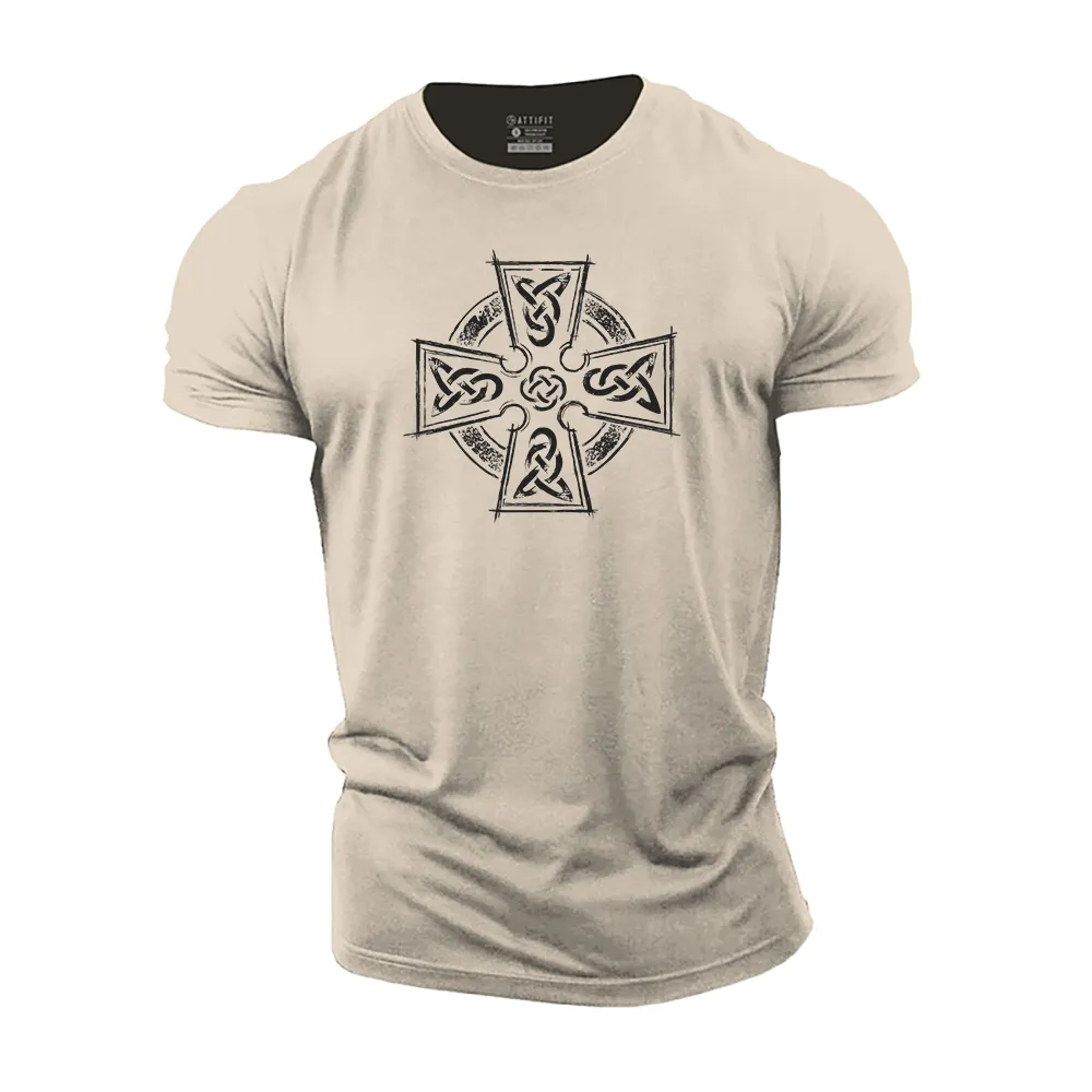 Celtic Cross Cotton T-Shirt