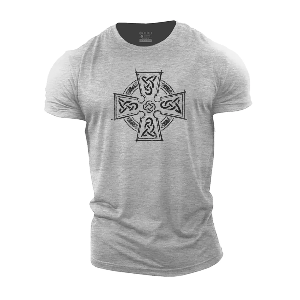 Celtic Cross Cotton T-Shirt