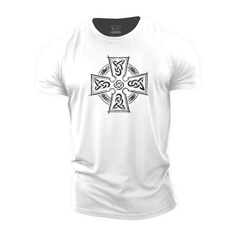 Celtic Cross Cotton T-Shirt