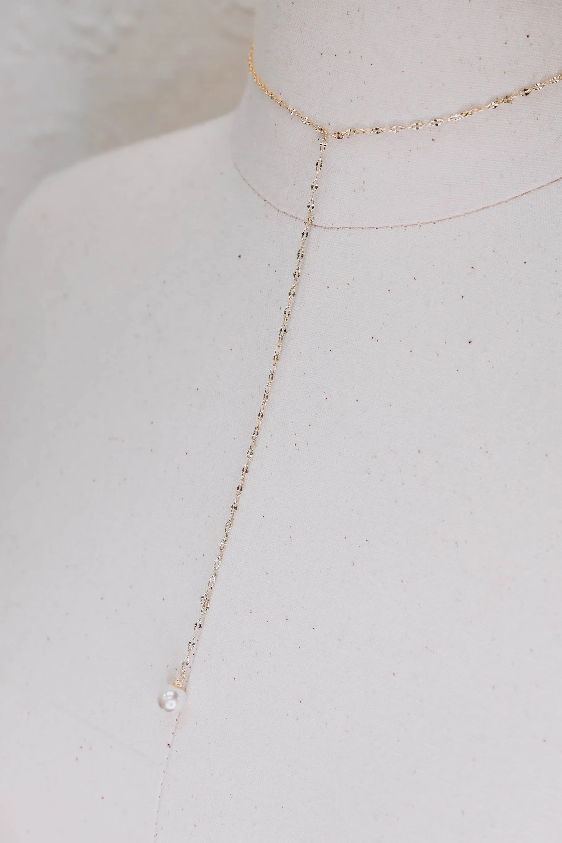 Charlie Necklace by B.b.Lila  - Gold
