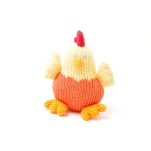 Chicken Soft Toy in Organic Cotton