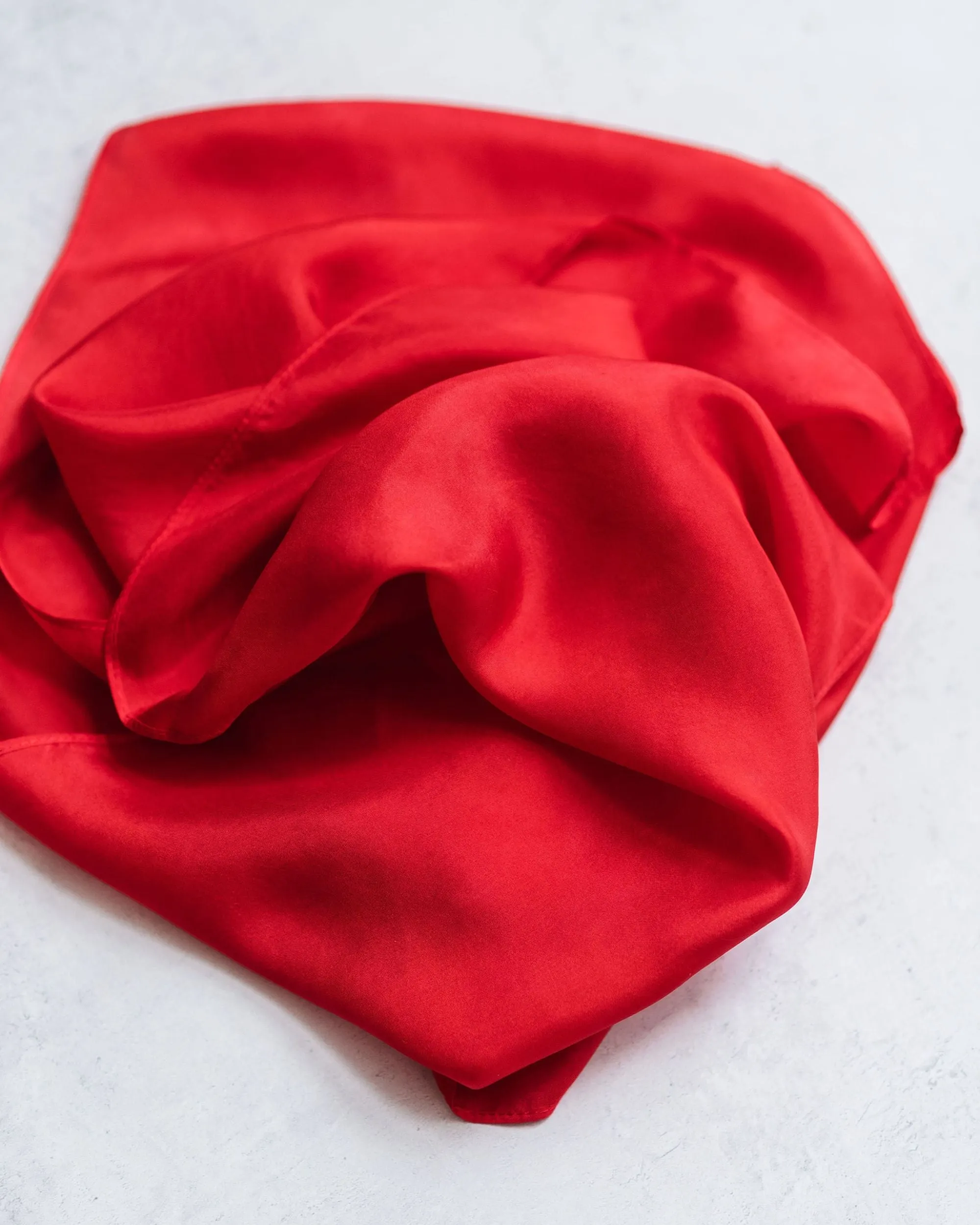 Chili Silk Scarf - July