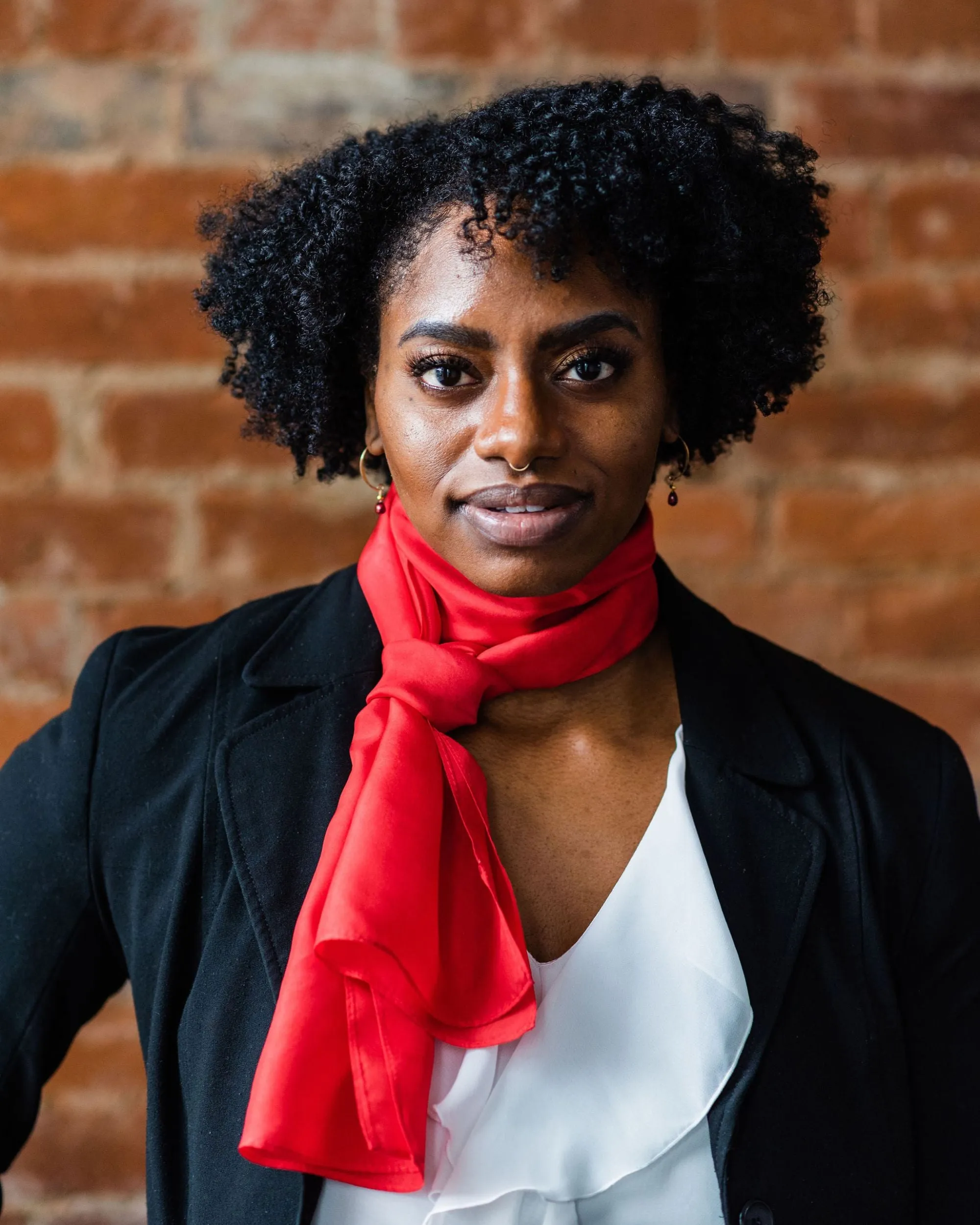 Chili Silk Scarf - July